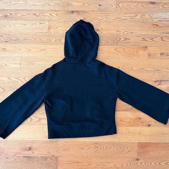ALO Yoga Oversized Low Key Hoodie with Bell Sleeves in Black (Size XS) - Picture 11 of 11